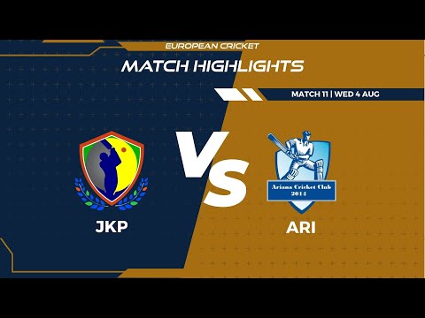 Match 11 - JKP vs ARI | Highlights | FanCode ECS Sweden Malmo Day 3 | Malmo 2021 | ECS21.614