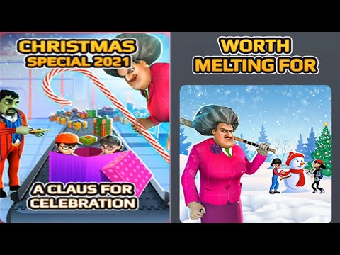 Scary Teacher 3D Christmas 2021 Update - New Chapter and New Levels | Worth Melting For Gameplay