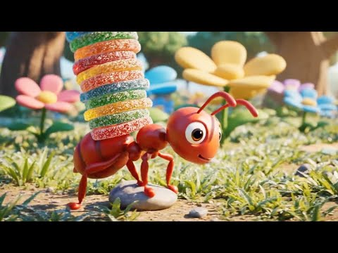 THE GREAT CANDY HEIST! 🐜🍭 Red Ants Escape the Ancient Sweet Temple | 3D Cartoon Movie