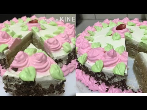 Vanilla Sponge￼ Creamy Birthday Cake - Hadiya recipes