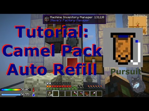 Tutorial: Camel Pack Auto Refill Early Game Crash Landing Minecraft