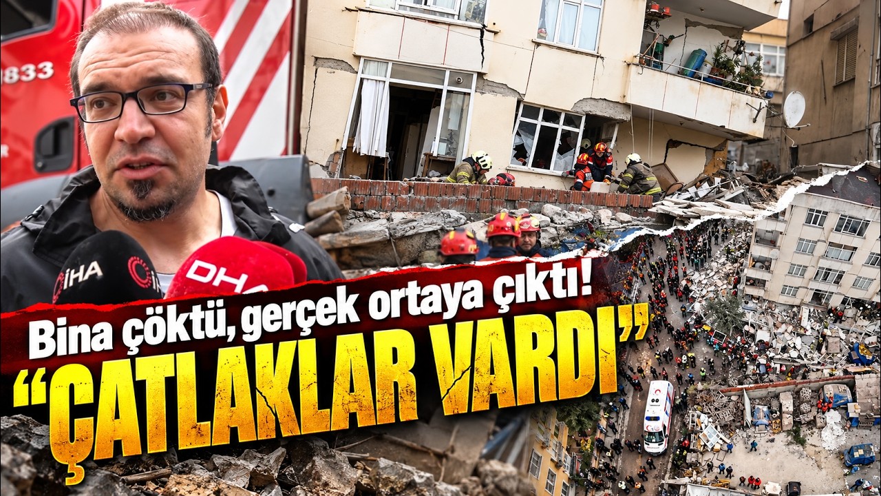 “Çatır Çatır Ses Geliyordu” Maltepe’de Çöken Binayla İlgili Çarpıcı Sözler