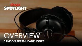 Video thumbnail for Samson SR950 Studio Reference Headphones | Unboxing by Sam Ash Music