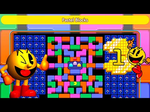 PAC-MAN 99 🍒 First Place Victory Win 🍒 Pastel Blocks Design #6