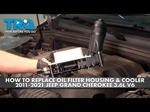 How to Replace Oil Filter Housing and Cooler 2011-2021 Jeep Grand Cherokee 3.6L V6