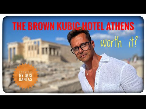 The Brown Kubic hotel Athens made me worry about the location before getting there