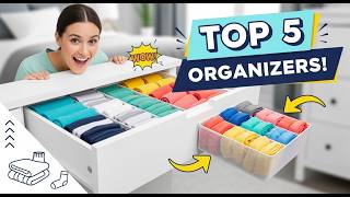 TOP 5 Best Socks and Underwear Drawer Organizer 2026