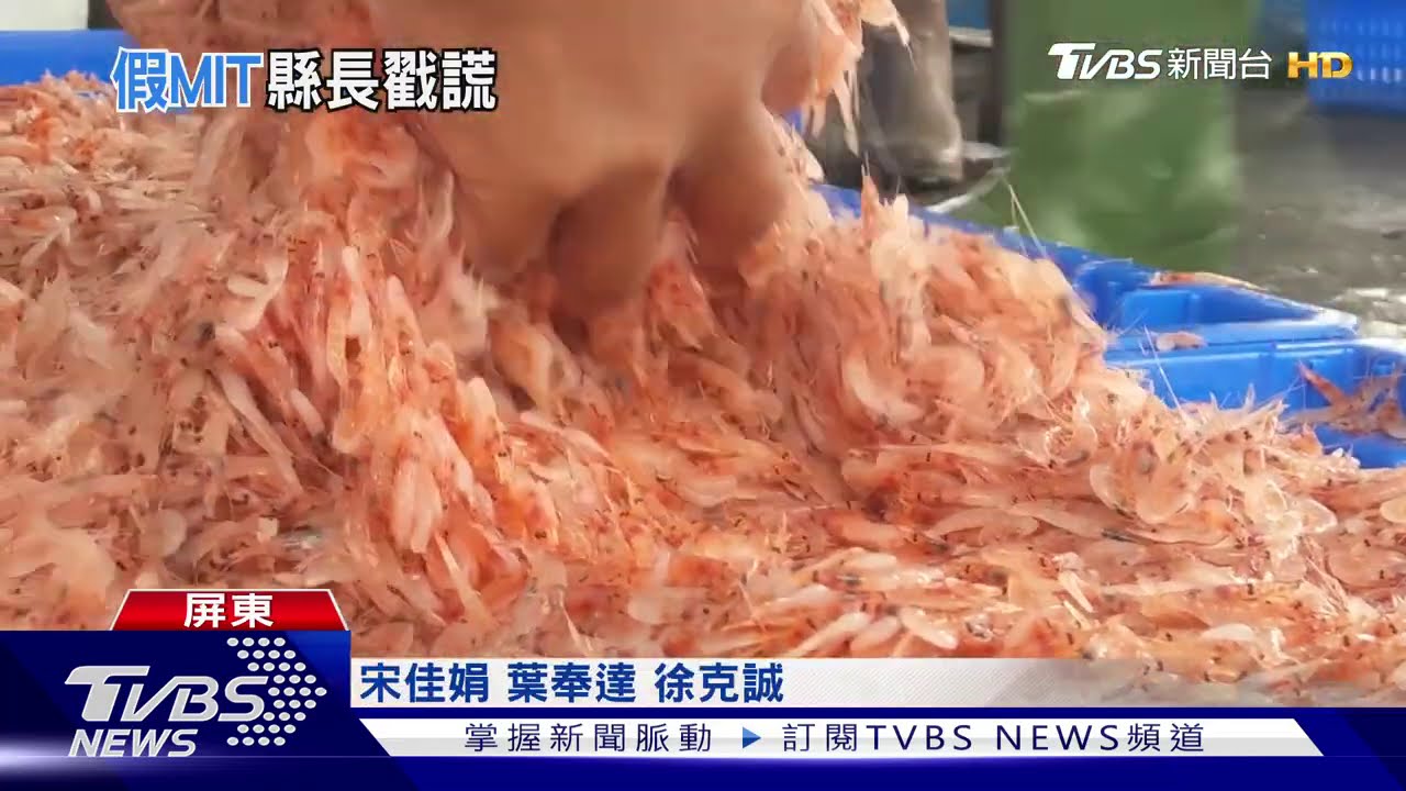 山寨版!標榜東港正宗 大陸解放軍賣「櫻花蝦皮」