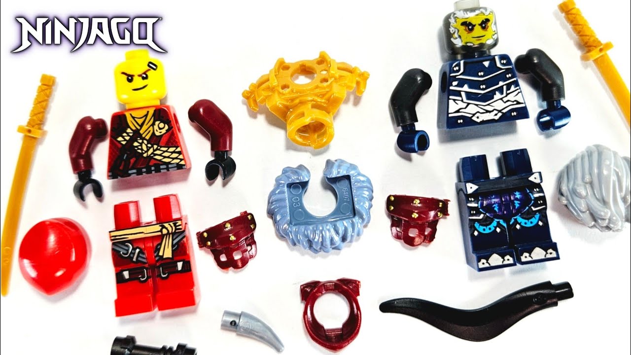 Assemble Lego Kai Climber vs. Cinder | Ninjago Dragons Rising Unofficial Lego Minifigure