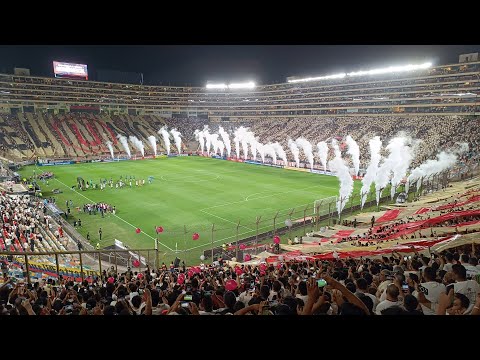 "UNIVERSITARIO VS LDU | COPA LIBERTADORES 2024. RECIBIMIENTO ESPECTACULAR" Barra: Trinchera Norte • Club: Universitario de Deportes