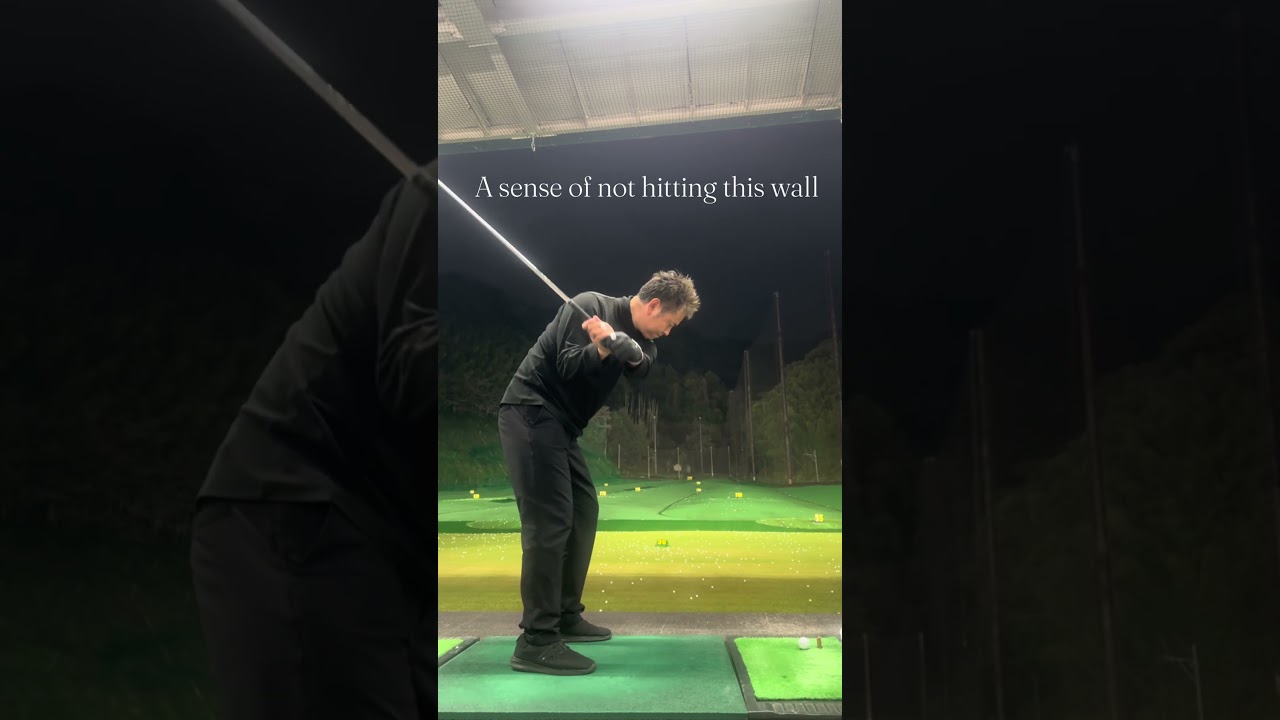 If you flip it, it will hit the wall. #golf #golftips