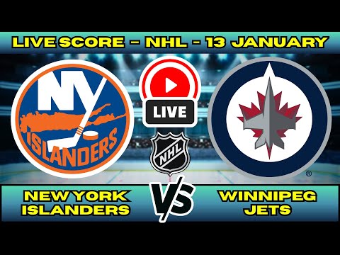 🔴 New York Islanders vs Winnipeg Jets | NHL PLAY BY PLAY | Live Score Update January 13