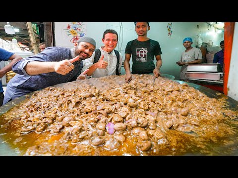 Street Food in Bangladesh!! KEBAB FRY MOUNTAIN + Bangladeshi Food in Old Dhaka!
