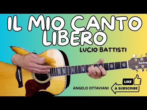 My Free Song - Lucio Battisti - Guitar Tutorial