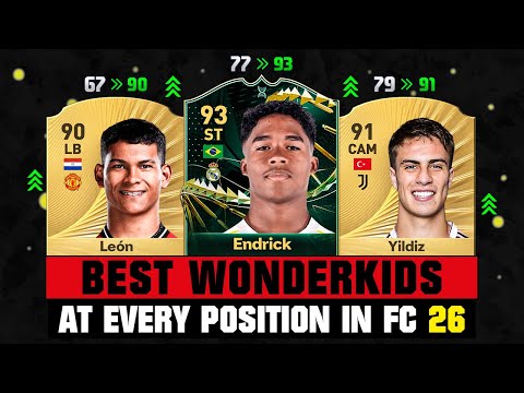 BEST WONDERKIDS AT EVERY POSITION IN FC 26! 😱🔥 ft. Endrick, Leon, Yildiz…