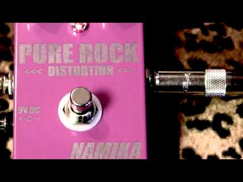 NAMIKA PURE ROCK distortion demo with Les Paul & Mojo Mt Pilot