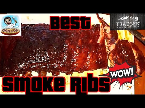 How to cook pork ribs on a traeger grill | smoke Bbq...