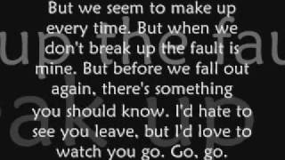 Watch You Go by Jordin Sparks *Lyrics*