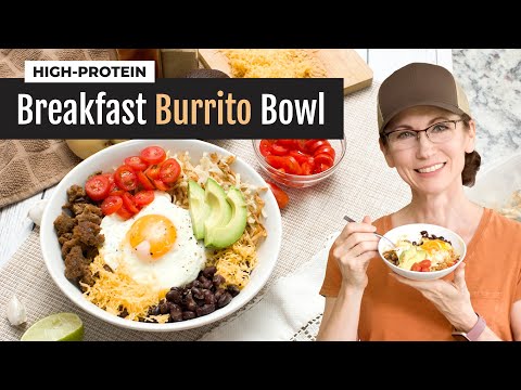 Breakfast Burrito Bowls | High-Protein | Healthy Meal Prep Recipe