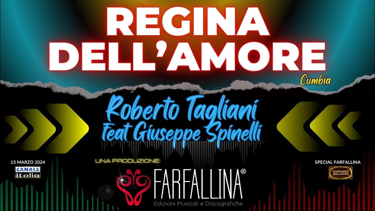 Roberto Tagliani ft Spinelli "REGINA DELL'AMORE" Canale Italia SPECIALE FARFALLINA Cantando Ballando