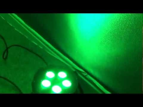 American DJ Mega TriPar Profiles and the American DJ RGB 3C