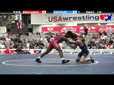 Britain Longmire vs. Frank Perrelli at 2013 Las Vegas/ASICS U.S. Open