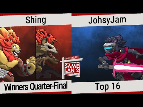 SameLAN 2: SotFB - Shing (Zetterburn, Forsburn) vs JohsyJam (Clairen) - WQ - Rivals of Aether II