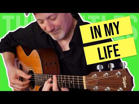 "In My Life" - Fingerstyle Guitar - Adam Rafferty (The Beatles)