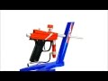Azodin Blitz Paintball Gun Orange Silver ZephyrPaintball 360 View AZDN 2010 00002