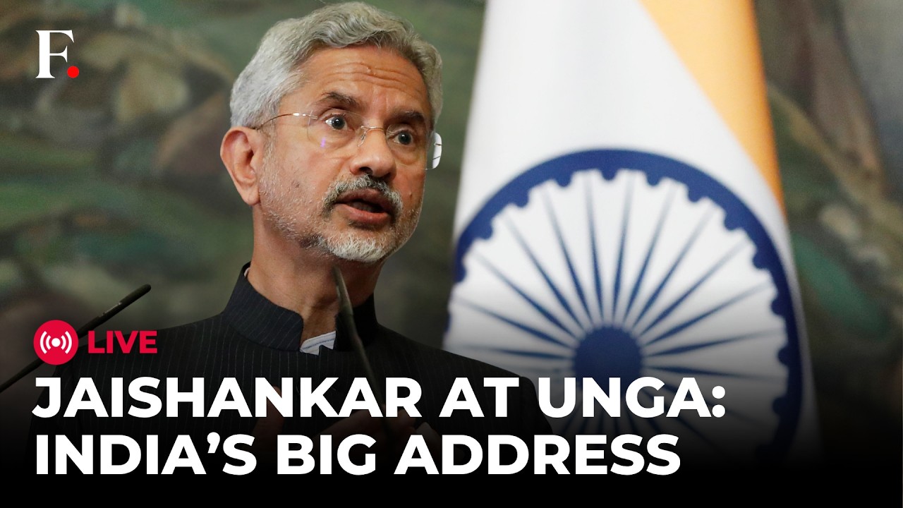UNGA 2026 LIVE: EAM S. Jaishankar Addresses UN General Assembly in New York