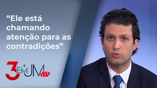 Ghani fala sobre presentes presidenciais em outros governos e pronunciamento de Zema
