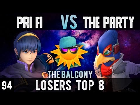 PM @ the Balcony 94 - Losers Top 8 ft. TB|The Party (Falco) VS TGT|Priority Fire (Marth)
