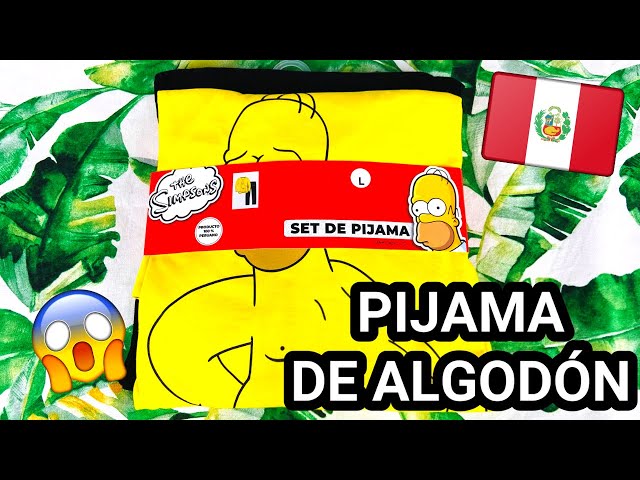Vídeo relacionado con Vanilla Underground The Simpsons Pijama Verde de Manga Larga y Pierna Larga de Homero para Hombre | Ropa de Dormir y para Estar en casa de Forro Polar Acogedor de Dibujos Animados para Dormir