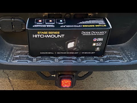 3rd gen #Tacoma Diode Dynamics HitchMount C1R LED Pod Install and Review