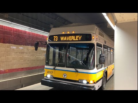 MBTA Route 73 Ride (Last Day of Trolley Buses