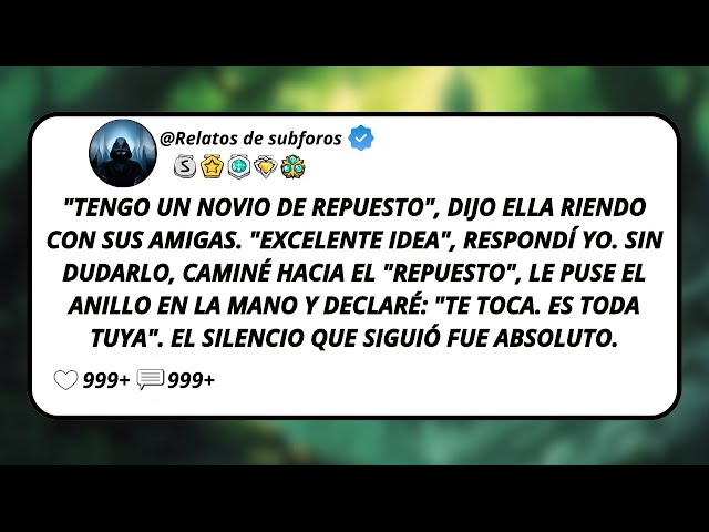 Vídeo relacionado con Novio de repuesto