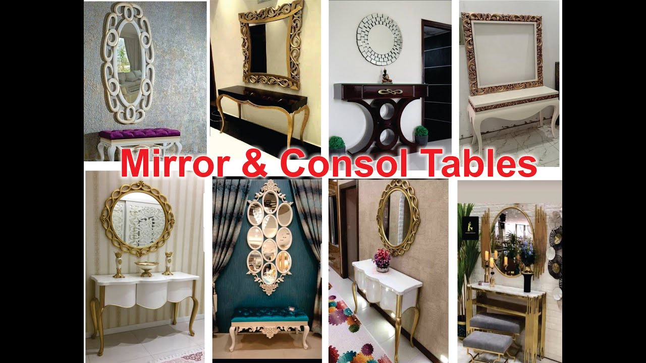 Mirrors and console tables Ideas #shorts