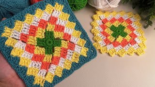 How to crochet square pattern, super easy for beginners