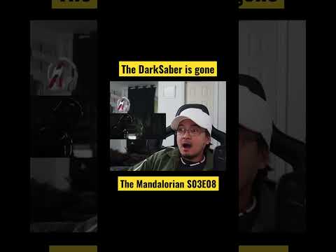 The DarkSaber is destroyed by Moff Gideon Reaction #shorts