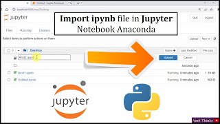 How to Import ipynb file in Jupyter Notebook Anaconda (2022)