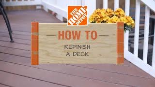 How To Refinish a Deck | The Home Depot with @thisoldhouse