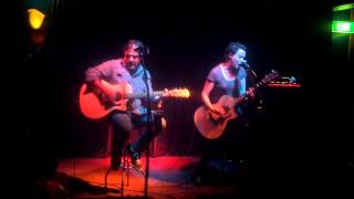 Baby Animals - Bonfires - Acoustic listener party - Adelaide 5/6/13 - Suze DeMarchi &amp; Dave Leslie
