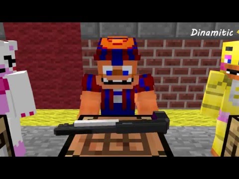 FNAF Monster School: Creating Weapons - Minecraft Animation