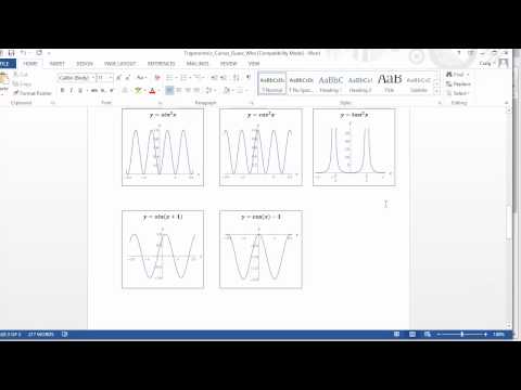 Maths ROTW 58 - Trig Guess Who