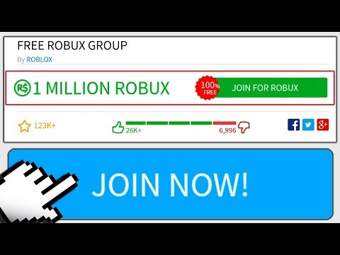 JOIN THIS ROBLOX GROUP for FREE ROBUX!!! (Roblox Groups)