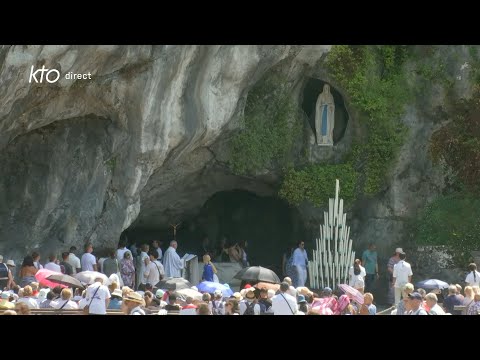 Chapelet du 18 juillet 2025 à Lourdes