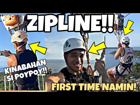 KINABAHAN SI POYPOY!! LONGEST ISLAND TO ISLAND ZIPLINE SA BUONG MUNDO DITO SA SABLAYAN!!