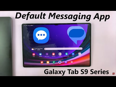 How To Change Default Messaging App On Samsung Galaxy Tab S9 / S9 Ultra