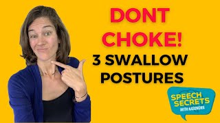 Swallow Posture Strategies for Dysphagia