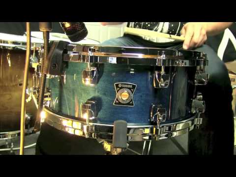 Yamaha Sensitive Series Maple 14x5 5 Sea Blue Snare